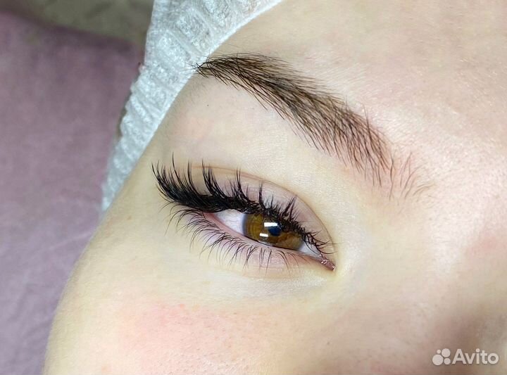 Наращивание, ламинирование ресниц