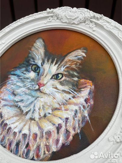 Портрет питомца в ретро стиле