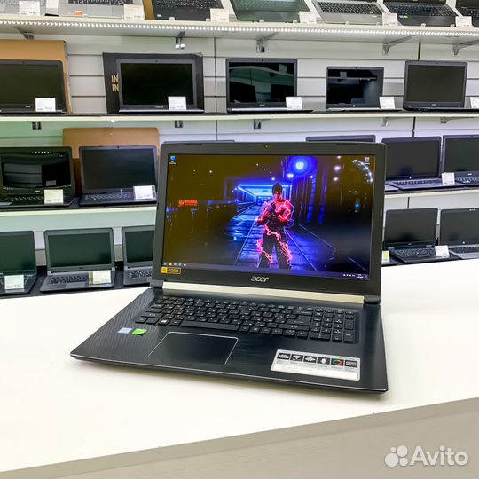 Игровой ноутбук Acer I7/GeForce/SSD+HDD