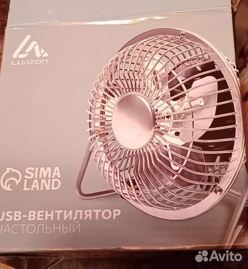Вентилятор-USB настольный новый