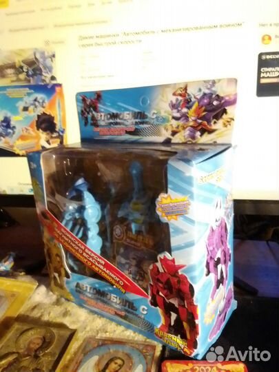 Игрушка Автомобиль с воином. Новая