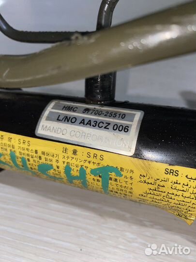 Рулевая рейка hyundai accent 1.5 Тагаз