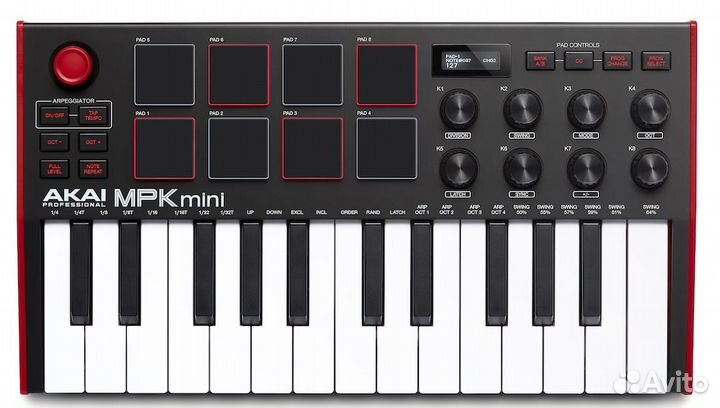 Midi-клавиатура akai PRO MPK mini MK3 наличие