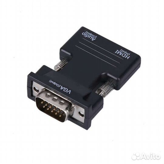 Адаптер hdmi мама - VGA папа с аудио-выходом