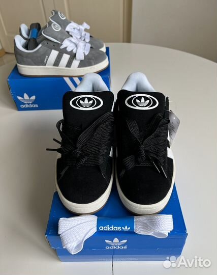 Кроссовки Adidas Campus 00s Black White Gum