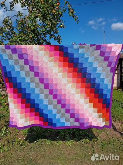 Плед покрывало шерсть