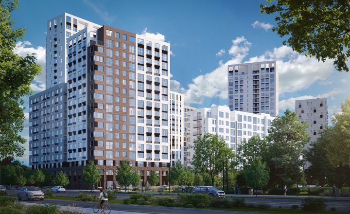 2-к. квартира, 66 м², 7/25 эт.