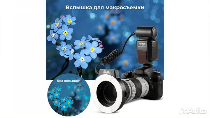 Макровспышка K and F Concept KF-150 для Canon