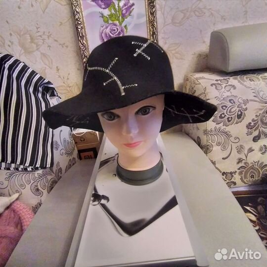 Шляпа фетровая женская новая