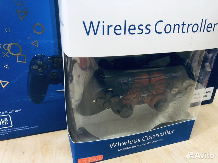 Геймпад ps4 человек паук кастомный