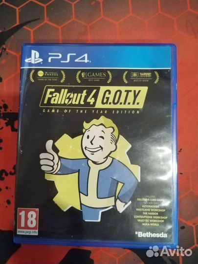 Fallout 4 goty ps4 (новый) ENG