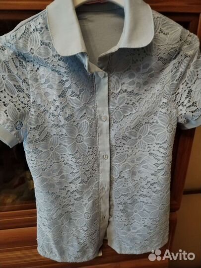 Школьная блузка 140 р-р