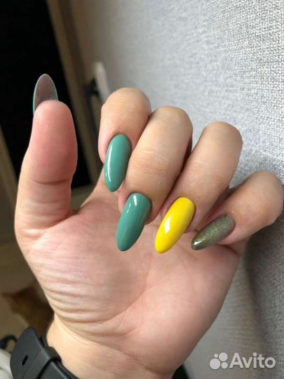 Наращивание, маникюр