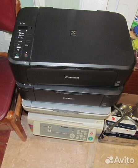 Принтеры, мфу 4 штуки под ремонт или на з/ч