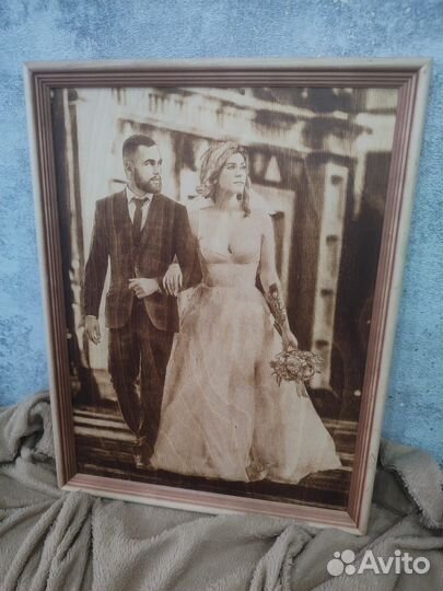 Выжигание вашего фото на дереве