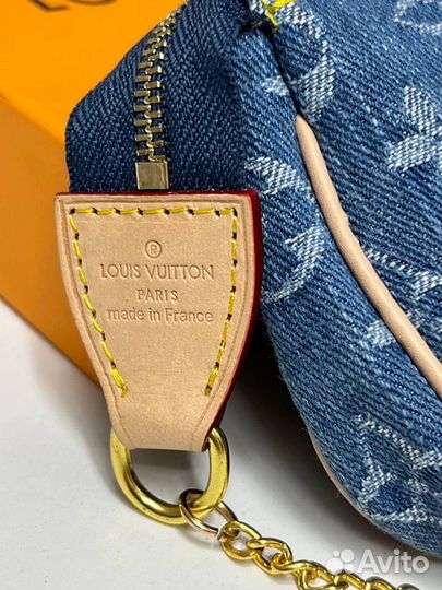 Клатч Louis Vuitton mini pochette denim