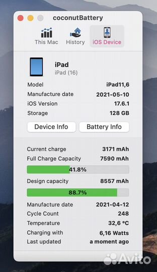 Apple iPad 8 поколения 2021 года 128gb