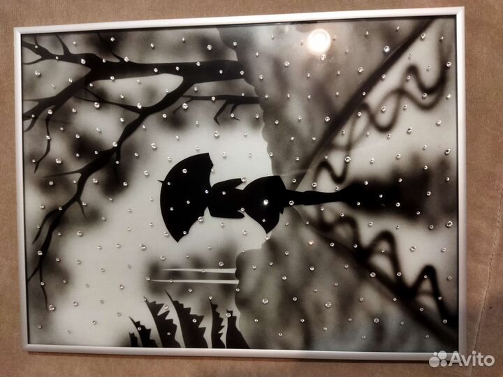 Картина со стразами swarovski