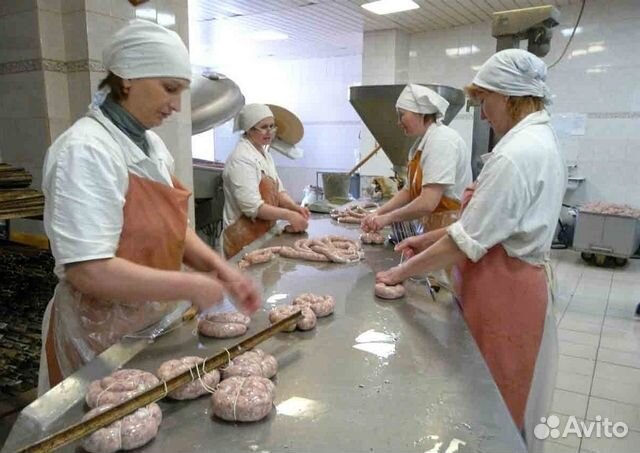 Формовщики и жиловщицы на мясное производство(ночь