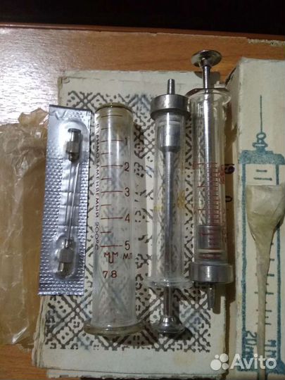 Шприц многоразовый СССР