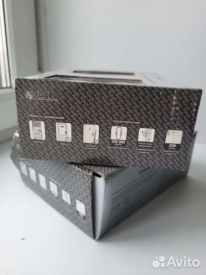 Дверная ручка. Ручка защелка fuaro 894 AC-B фик