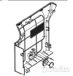 Крышка левая Xerox PE220 002N02431