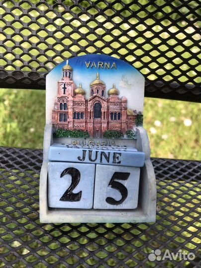 Календарь из кубиков сувенирный