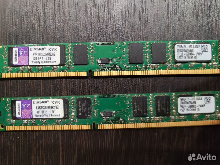 Оперативная память ddr3 8 gb Kingston