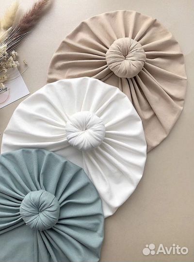 Шапочка для девочки (тюрбан), косынки