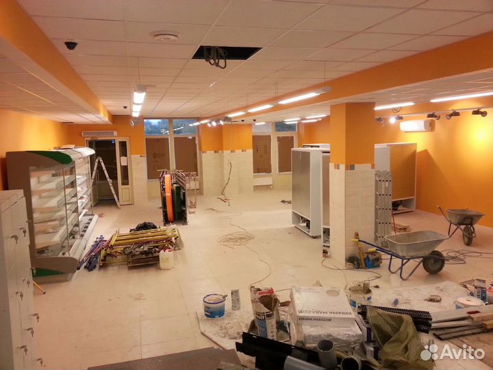 Ремонт коммерческих помещений под ключ