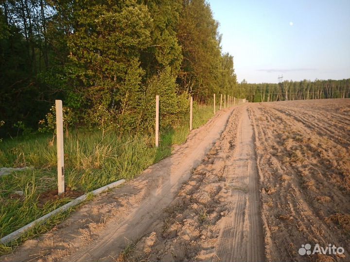 Железо бетонные столбы для забора 80*80 3метра