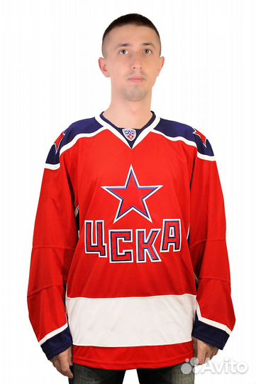 Свитер цска хоккейный анатомический профессиональ