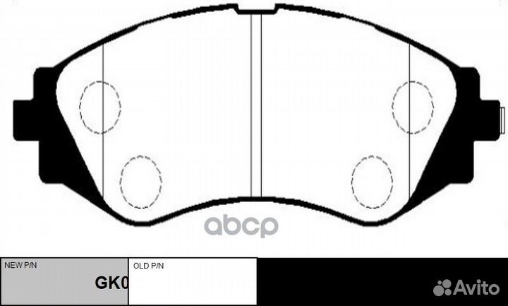 Колодки торм. ckkd-6 CTR