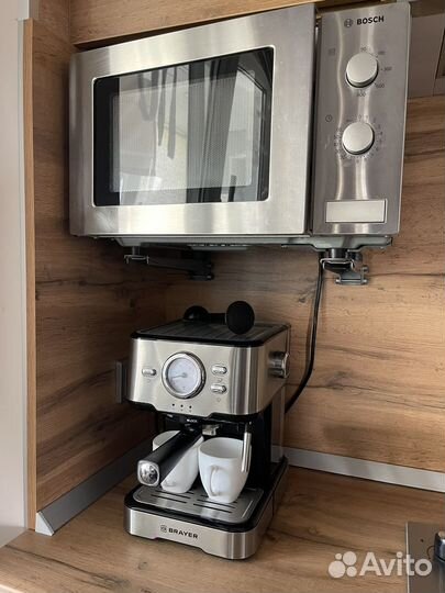 Кофеварка рожковая brayer BR-1101