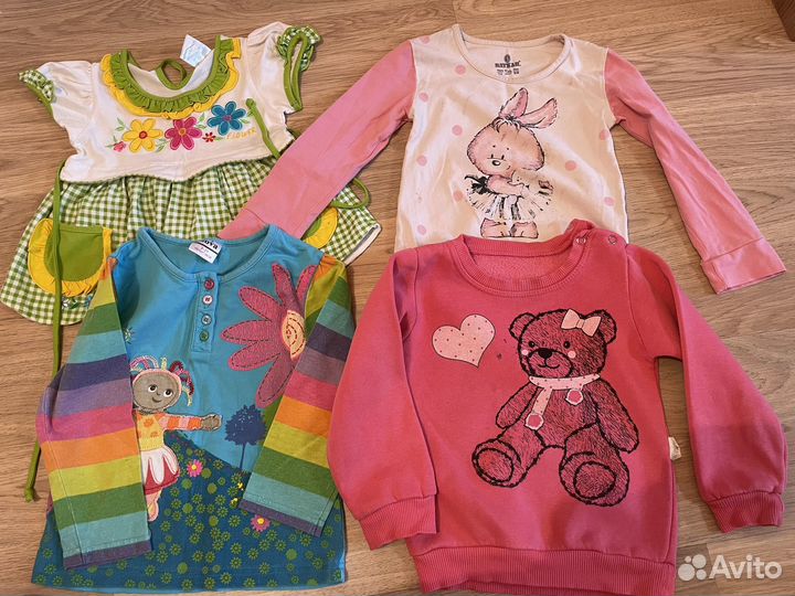 Вещи пакетом для девочки 3-4 года