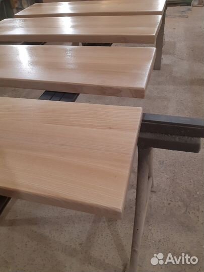 Подоконник деревянный из дуба