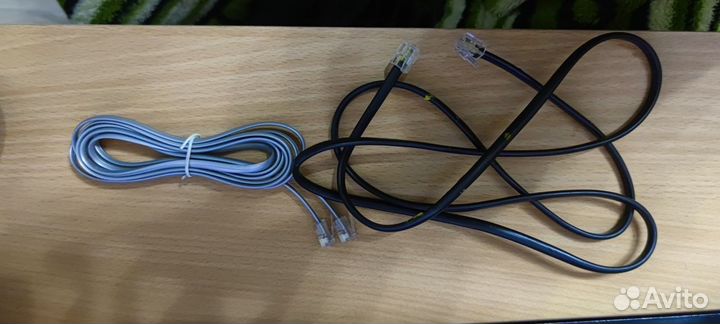 Кабель для подлючения стационар. телефона RJ-11