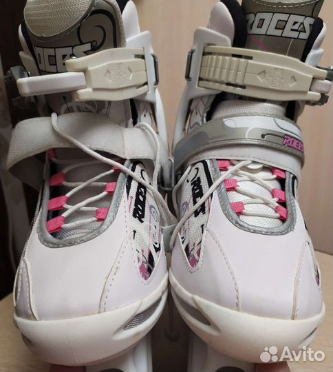 Роликовые коньки женские + защита