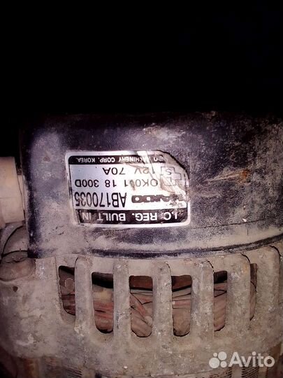 Kia Sportage 1 генератор, 2 литровый