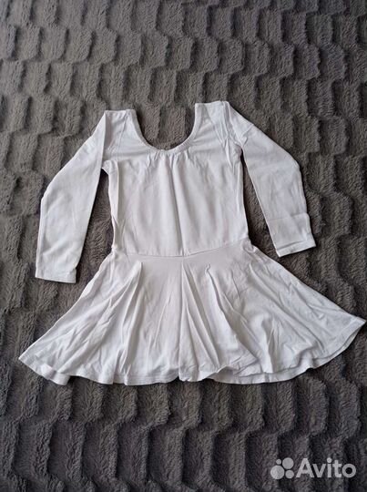 Гимнастический купальник с юбочкой для девочки