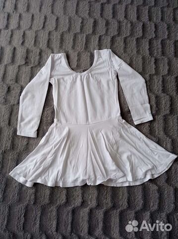 Гимнастический купальник с юбочкой для девочки