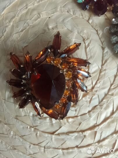 Брошь винтажная Чехия времён СССР