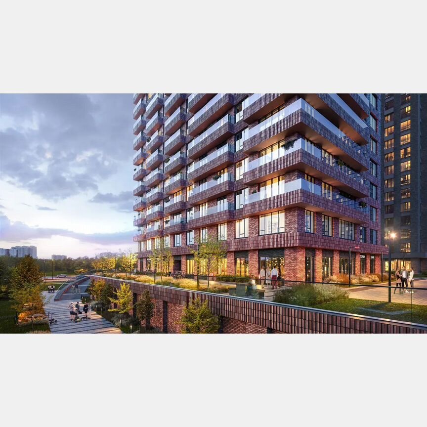 Своб. планировка, 20 м², 12/30 эт.