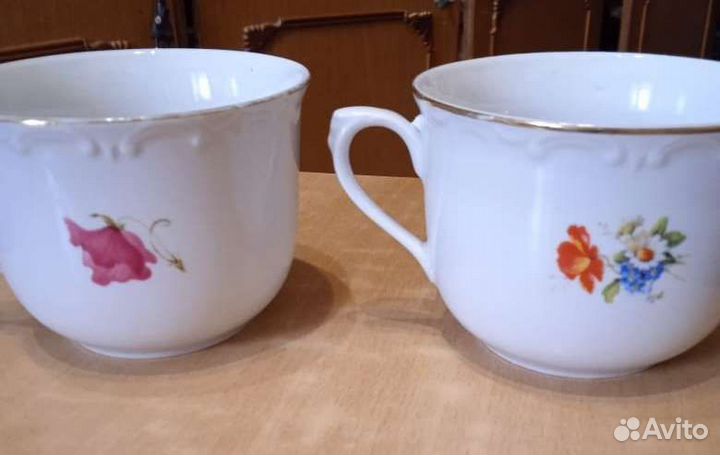 Чайные чашки Чехия. Фарфор