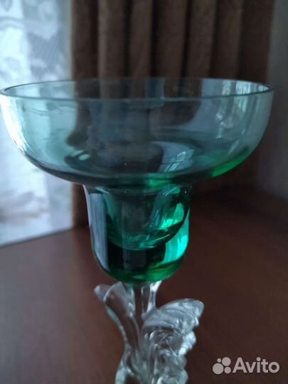 Хрустальные подсвечники 2 шт