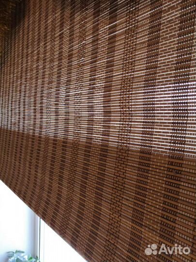 Римская штора из бамбука