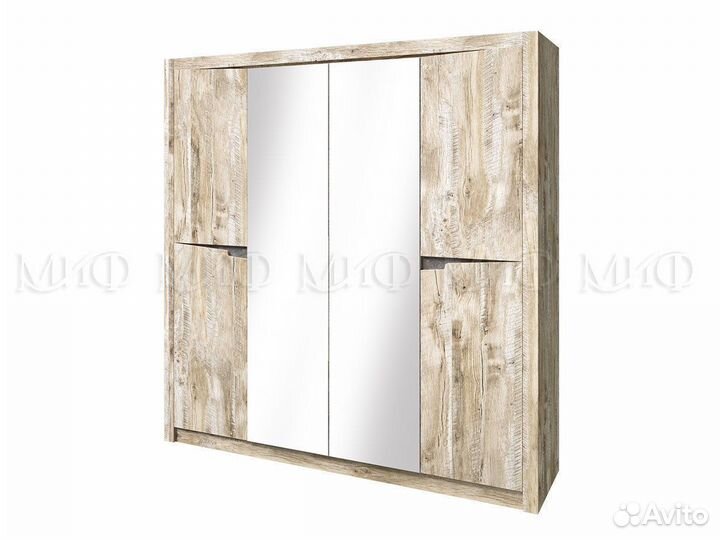Шкаф Ривьера 4х створчатый