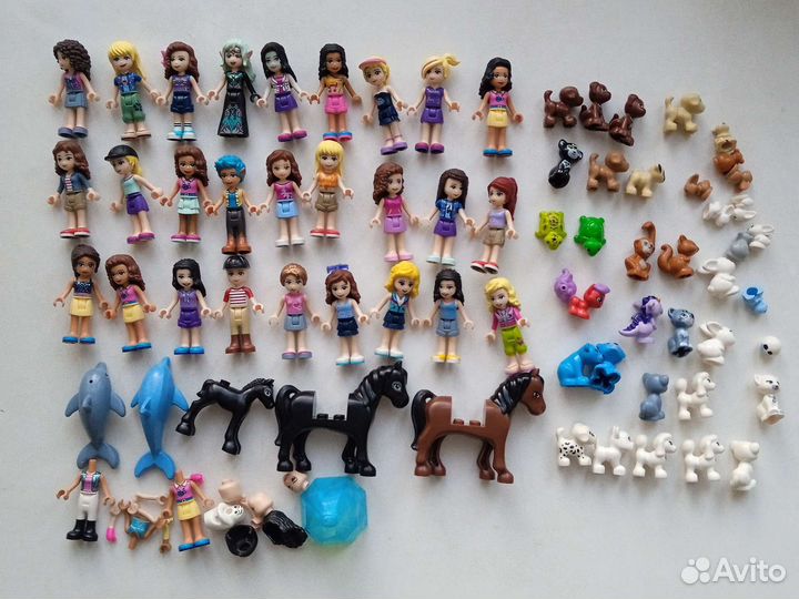 Лего фигурки: Friends, elves, животные, animals