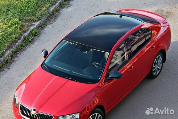 Пленка черный глянец панорамная крыша