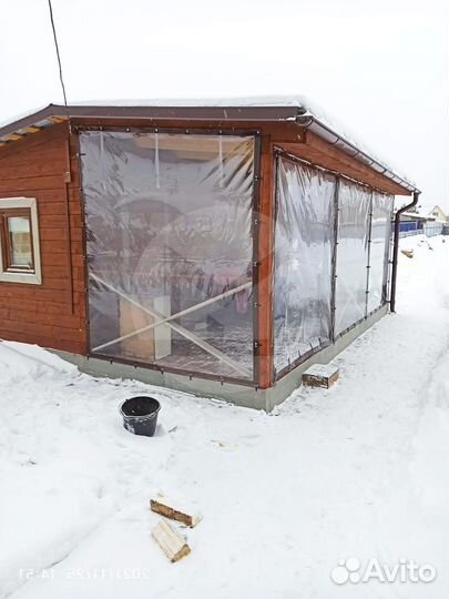 Окна мягкие на террасу